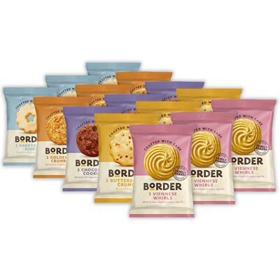 Border Biscuits Variety Bundle Hamper Set of 15 x 2 pack Biscuits (3 Border Biscuits Variety Bundle Hamper Set of 15 x 2 pack Biscuits (3