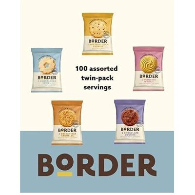 Border Biscuits Mini Selection Box, 100 Packs, 5 Varieties, Luxury Border Biscuits Mini Selection Box, 100 Packs, 5 Varieties, Luxury