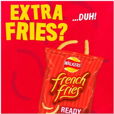 Walkers French Fries Ready Salted Multipack Snacks Crisps 6x18g Walkers French Fries Ready Salted Multipack Snacks Crisps 6x18g