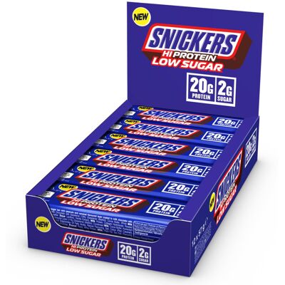 Snickers Protein Bar – Milk Chocolate, 12 57g – 20g Protein, Low Sugar (2g), Hi Snickers Protein Bar – Milk Chocolate, 12 57g – 20g Protein, Low Sugar (2g), Hi