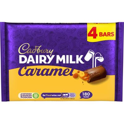 Cadbury Dairy Milk Caramel Chocolate Bar, Milk Chocolate with Smooth Caramel Fil Cadbury Dairy Milk Caramel Chocolate Bar, Milk Chocolate with Smooth Caramel Fil