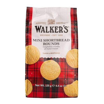 Walkers Walker's Shortbread Mini Rounds Bag – Traditional Pure Butter Scottish Recipe, 1 Walkers Walker's Shortbread Mini Rounds Bag – Traditional Pure Butter Scottish Recipe, 1