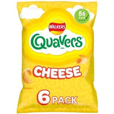 Walkers Quavers Cheese Multipack Snacks Walkers Quavers Cheese Multipack Snacks