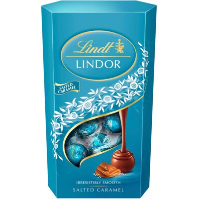 Lindt Lindor Salted Caramel Chocolate Truffles – 600g Box (Approx. 48 Lindt Lindor Salted Caramel Chocolate Truffles – 600g Box (Approx. 48