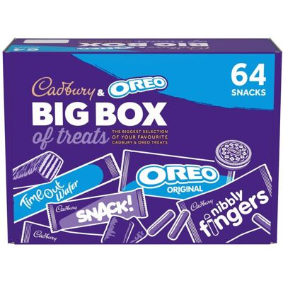 Cadbury & OREO Big Box of Treats, 64 Assorted Chocolates and Snacks, Cadbury & OREO Big Box of Treats, 64 Assorted Chocolates and Snacks,