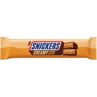 Snickers Creamy Peanut Butter Chocolate Trio Bar, 54.75 g (Pack of 1) Snickers Creamy Peanut Butter Chocolate Trio Bar, 54.75 g (Pack of 1)