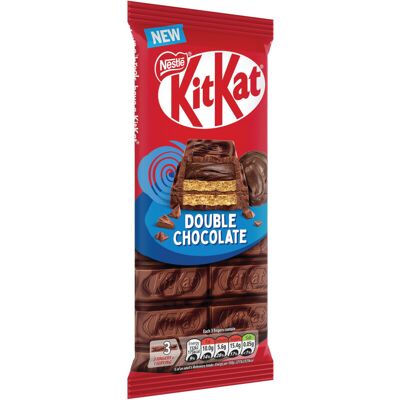Nestle KitKat Sharing Bar Double Chocolate (Pack of 15) 12586959 Nestle KitKat Sharing Bar Double Chocolate (Pack of 15) 12586959