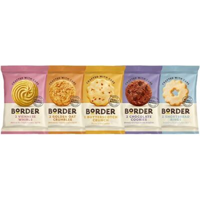 Border Biscuits Mini Selection Box 100 Packs 5 Varieties Luxury Assort Border Biscuits Mini Selection Box 100 Packs 5 Varieties Luxury Assort