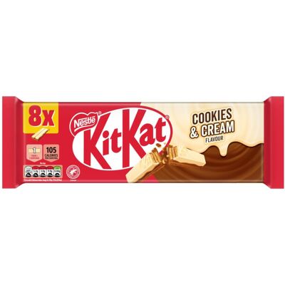 KitKat 2 Finger Cookies & Cream Biscuit Bars - The - Go KitKat 2 Finger Cookies & Cream Biscuit Bars - The - Go