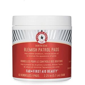 First Aid Beauty Skin Rescue Blemish Patrol Pads, 60 Count First Aid Beauty Skin Rescue Blemish Patrol Pads, 60 Count