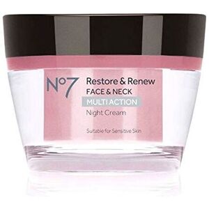 Boots No7 No7 Restore & Renew Face & Neck Multi Action Night Cream 50ml Boots No7 No7 Restore & Renew Face & Neck Multi Action Night Cream 50ml