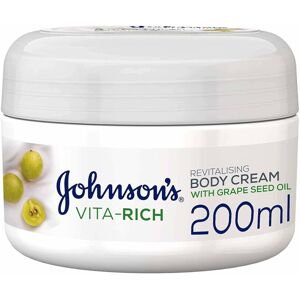 Johnson & Johnson Johnson's Vita-rich Revitalising Body Cream - 200ml Johnson & Johnson Johnson's Vita-rich Revitalising Body Cream - 200ml