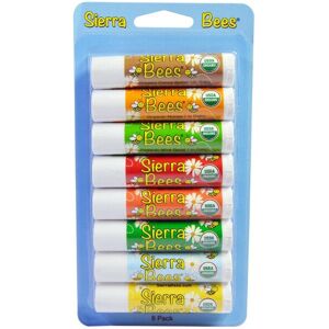 Sierra Bees, Organic Lip Balms Combo Pack, 8 Pack, 4.25g Each Sierra Bees, Organic Lip Balms Combo Pack, 8 Pack, 4.25g Each