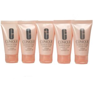 Pack of 5 x Clinique Moisture Surge Overnight Mask, 1 oz each Travel Size, Unbox Pack of 5 x Clinique Moisture Surge Overnight Mask, 1 oz each Travel Size, Unbox