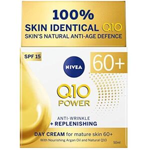 Nivea Q10 Power 60+ Skin Anti-Wrinkle + Replenishing Day Cream (50 ml), Powerful Nivea Q10 Power 60+ Skin Anti-Wrinkle + Replenishing Day Cream (50 ml), Powerful