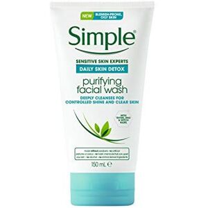 Simple Daily Skin Detox Purifying Facial Wash 150ml, Pack of 6 Simple Daily Skin Detox Purifying Facial Wash 150ml, Pack of 6