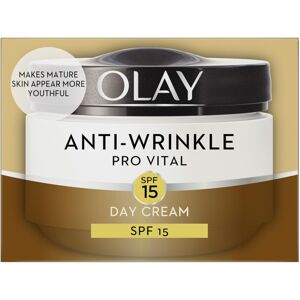 Olay Anti-Wrinkle Anti-Ageing Day Cream, Pro Vital SPF 15, 50ml Olay Anti-Wrinkle Anti-Ageing Day Cream, Pro Vital SPF 15, 50ml