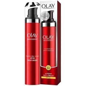 Olay Regenerist 3 Point Anti-Ageing Lightweight Day Cream SPF30, 50 ml Olay Regenerist 3 Point Anti-Ageing Lightweight Day Cream SPF30, 50 ml