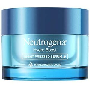 Neutrogena Hydro Boost Purified Hyaluronic Acid Pressed Night Serum, Facial Seru Neutrogena Hydro Boost Purified Hyaluronic Acid Pressed Night Serum, Facial Seru