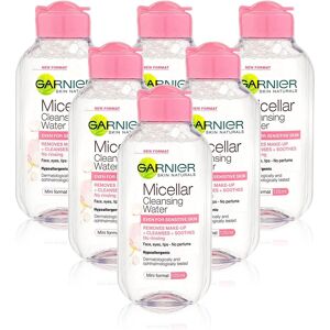 6x Garnier MICELLAR Cleansing Water Hypoallergenic Sensitive Skin 125ml 6x Garnier MICELLAR Cleansing Water Hypoallergenic Sensitive Skin 125ml