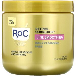 RoC, Retinol Correxion, Line Smoothing Daily Cleansing Pads, 28 Count RoC, Retinol Correxion, Line Smoothing Daily Cleansing Pads, 28 Count