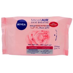 Nivea MicellAir Skin Breath Rose Water Wipes 25's Nivea MicellAir Skin Breath Rose Water Wipes 25's