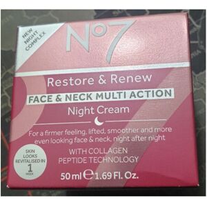 No 7 No7 Restore & Renew Multi Action Night Cream 50ml No 7 No7 Restore & Renew Multi Action Night Cream 50ml