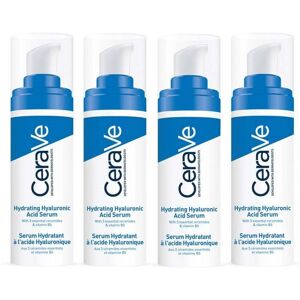 CeraVe Hydrating Hyaluronic Acid Serum 30ml x 4 CeraVe Hydrating Hyaluronic Acid Serum 30ml x 4