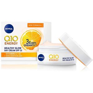 NIVEA Q10 Energy Healthy Glow Day Cream SPF15, 24h Moisture, Vitamin C & E, 50ml NIVEA Q10 Energy Healthy Glow Day Cream SPF15, 24h Moisture, Vitamin C & E, 50ml