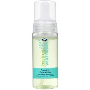 Boots Tea Tree and Witch Hazel Foaming Face Wash 150ml Boots Tea Tree and Witch Hazel Foaming Face Wash 150ml