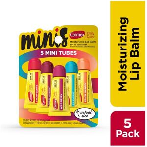 Carmex Daily Care Minis Moisturizing Lip Balm Tubes with SPF 15, Strawberry, Coo Carmex Daily Care Minis Moisturizing Lip Balm Tubes with SPF 15, Strawberry, Coo