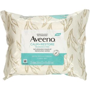 Aveeno Calm + Restore, Nourishing Makeup Removing Wipes, Fragrance-Free, 25 Wip Aveeno Calm + Restore, Nourishing Makeup Removing Wipes, Fragrance-Free, 25 Wip
