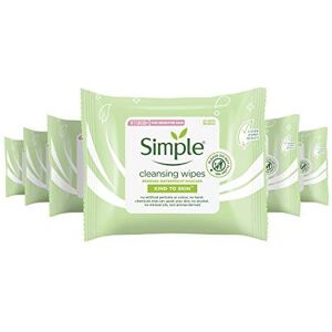 Simple Kind to Skin - Facial Wipes for sensitive skin with Glycerin, Vitamin E,a Simple Kind to Skin - Facial Wipes for sensitive skin with Glycerin, Vitamin E,a