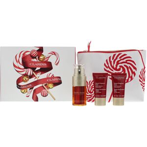 Clarins Double Serum 4 Piece Gift Set: Double Serum 30ml - Super Restorative Day Clarins Double Serum 4 Piece Gift Set: Double Serum 30ml - Super Restorative Day