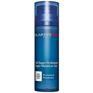 Clarins Men Super Moisture Gel Freshness — Lightweight Hydration Gel for Daily F Clarins Men Super Moisture Gel Freshness — Lightweight Hydration Gel for Daily F