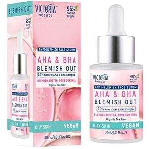 Victoria Beauty Blemish Out 20% Salicylic and Glycolic Acid Serum - AHA BHA Exfoliant, Pore Mini Victoria Beauty Blemish Out 20% Salicylic and Glycolic Acid Serum - AHA BHA Exfoliant, Pore Mini
