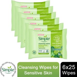 Simple - Kind to Skin Cleansing Wipes - 6x25 - Cleansing Wipes Simple - Kind to Skin Cleansing Wipes - 6x25 - Cleansing Wipes