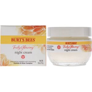 Burts Bees Truly Glowing Night Cream For Unisex 1.8 oz Cream Burts Bees Truly Glowing Night Cream For Unisex 1.8 oz Cream