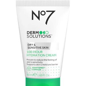 Boots No7 No7 Derm Solutions Dry & Sensitive Skin - 100 Hour Hydration Cream 50ml Boots No7 No7 Derm Solutions Dry & Sensitive Skin - 100 Hour Hydration Cream 50ml