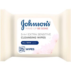 Johnson & Johnson Johnson's Makeup Be Gone Extra-Sensitive Wipes, Pack of 25 Johnson & Johnson Johnson's Makeup Be Gone Extra-Sensitive Wipes, Pack of 25