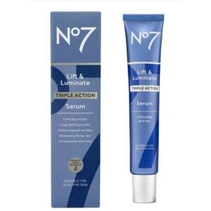 Boots No7 No7 Lift & Luminate TRIPLE ACTION Serum 50ml Boots No7 No7 Lift & Luminate TRIPLE ACTION Serum 50ml