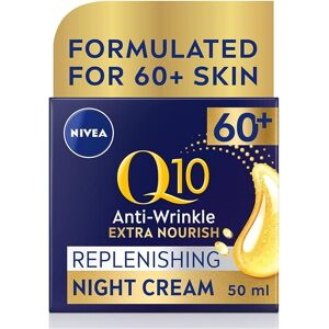 NIVEA Q10 Power 60 Skin Anti Wrinkle Replenishing Night Cream 50 ml Night Time NIVEA Q10 Power 60 Skin Anti Wrinkle Replenishing Night Cream 50 ml Night Time