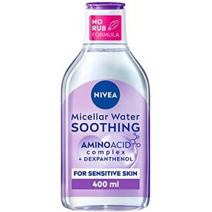 NIVEA Micellar Water Soothing, Fragrance Free Eye Makeup Remover, Micellar Cleansing W NIVEA Micellar Water Soothing, Fragrance Free Eye Makeup Remover, Micellar Cleansing W