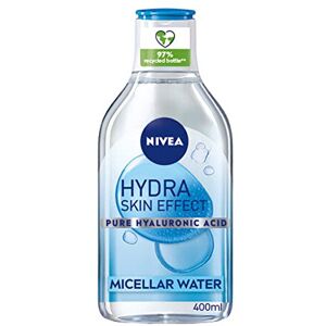 NIVEA Hydra Skin Effect Micellar Water (400ml), Effective yet Gentle Waterproof Make-U NIVEA Hydra Skin Effect Micellar Water (400ml), Effective yet Gentle Waterproof Make-U