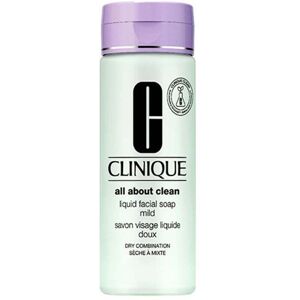 Clinique All About Clean Liquid Facial Soap Mild 200ml Gentle Cleanser Refreshed Clinique All About Clean Liquid Facial Soap Mild 200ml Gentle Cleanser Refreshed
