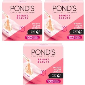 Unbranded Pond's Pack of 3 Bright Beauty Serum Night Cream With Vitamin B3 For Brighter & Unbranded Pond's Pack of 3 Bright Beauty Serum Night Cream With Vitamin B3 For Brighter &