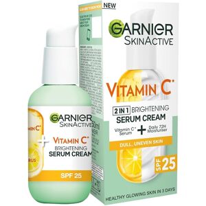 Garnier Vitamin C Serum Cream 2in1 Formula With 20% Vitamin C serum & 25 Moistur Garnier Vitamin C Serum Cream 2in1 Formula With 20% Vitamin C serum & 25 Moistur