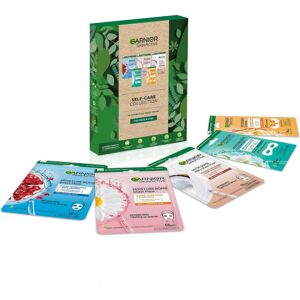 Garnier Sheet Masks Self-Care Collection, Gift Set With 5 Face & Eye masks, Pampering Be Garnier Sheet Masks Self-Care Collection, Gift Set With 5 Face & Eye masks, Pampering Be