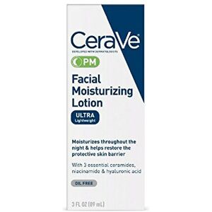 CeraVe Facial Moisturizing Lotion PM Ultra Lightweight 3 oz CeraVe Facial Moisturizing Lotion PM Ultra Lightweight 3 oz