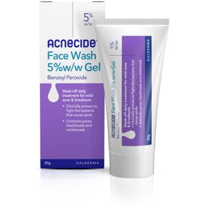 Acnecide Face Wash Gel 5% Benzoyl Peroxide Acne Treatment for Spot-Prone Skin 50 Acnecide Face Wash Gel 5% Benzoyl Peroxide Acne Treatment for Spot-Prone Skin 50